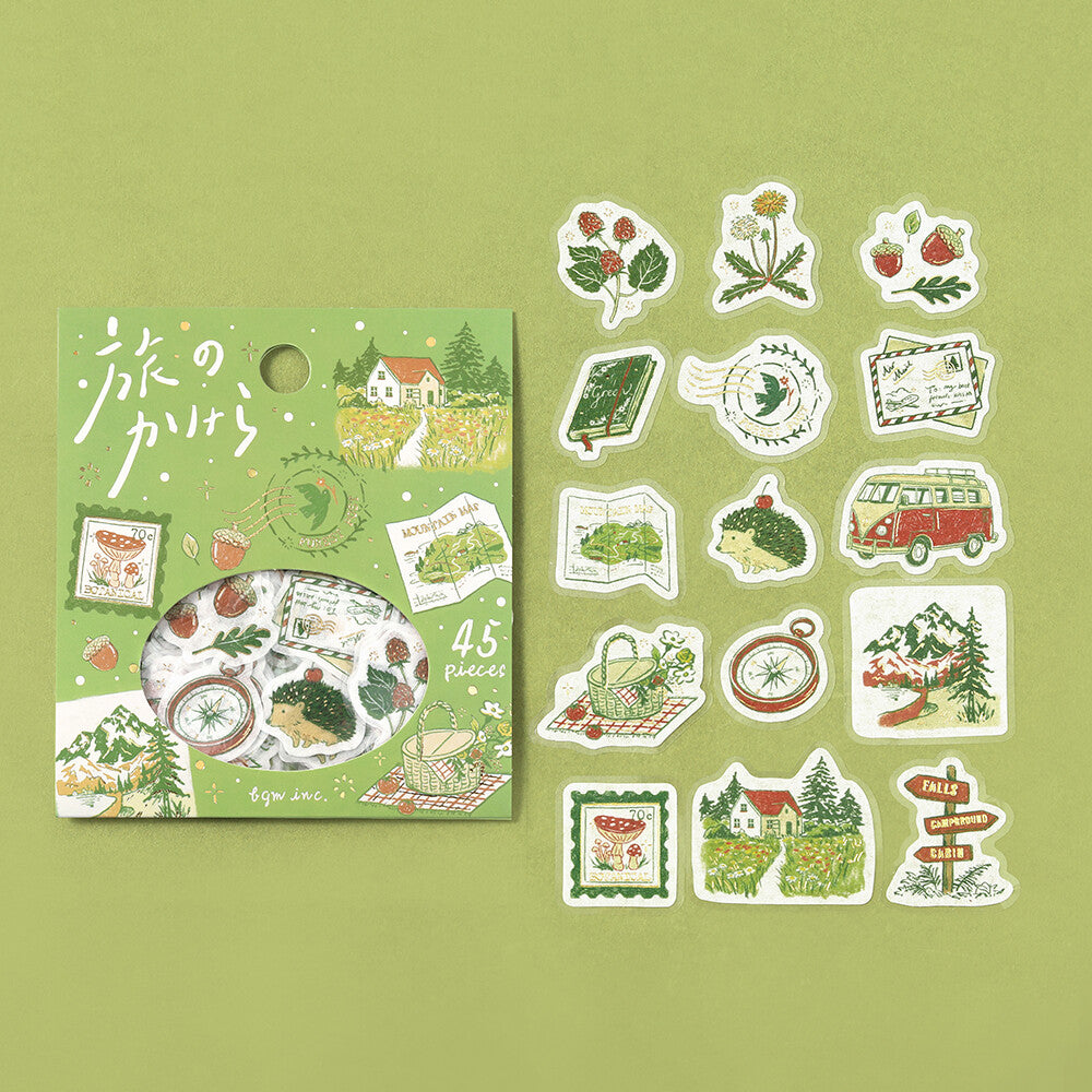 Flake Stickers - Fragment d'un voyage - Destination la forêt