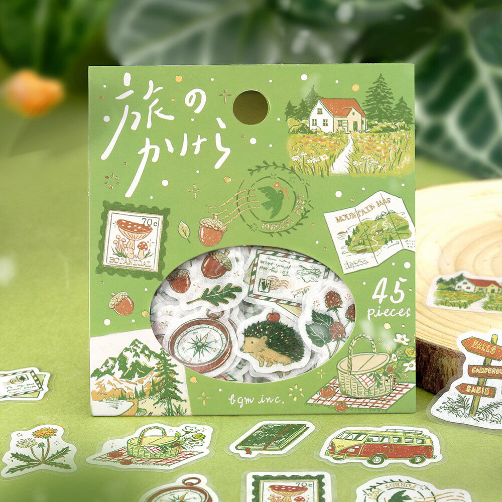 Flake Stickers - Fragment d'un voyage - Destination la forêt