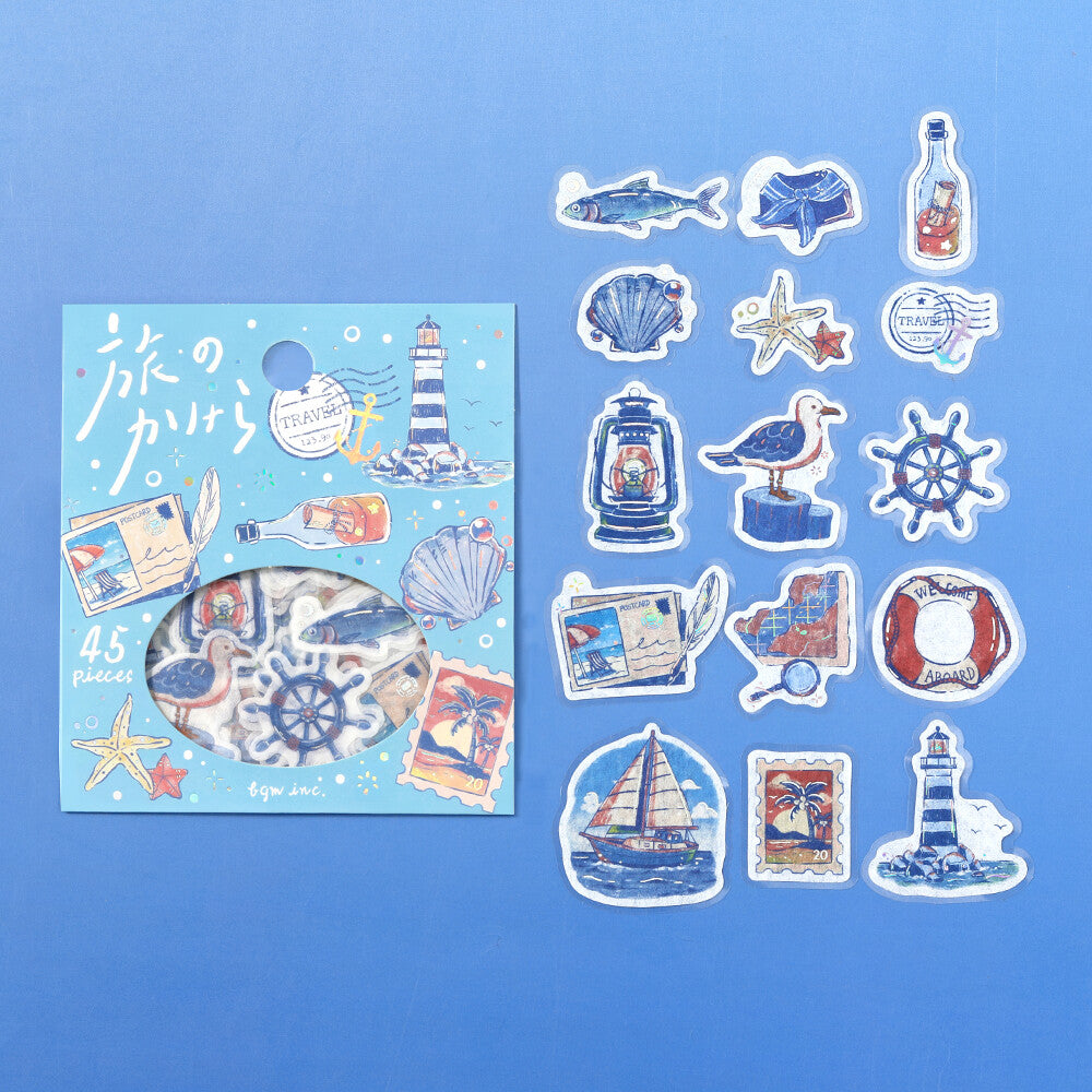 Flake Stickers - Fragment d'un voyage - Destination la mer