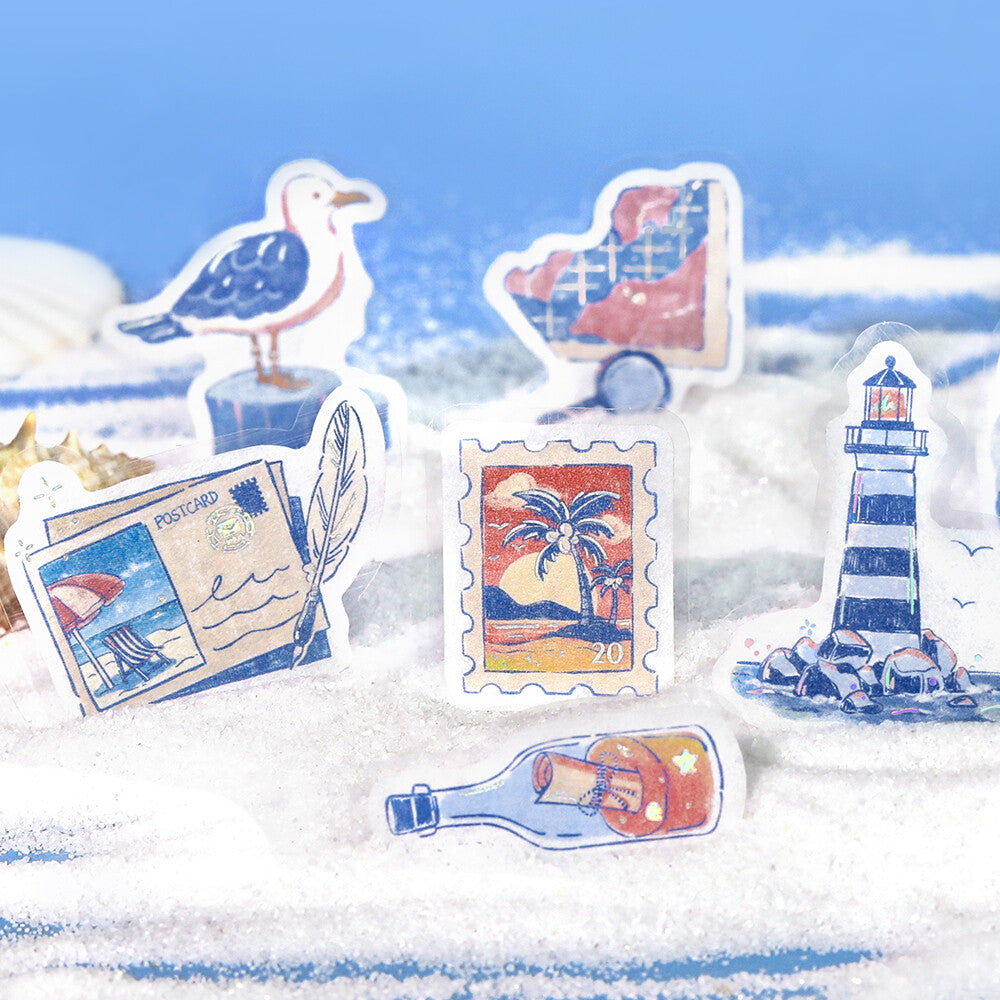 Flake Stickers - Fragment d'un voyage - Destination la mer
