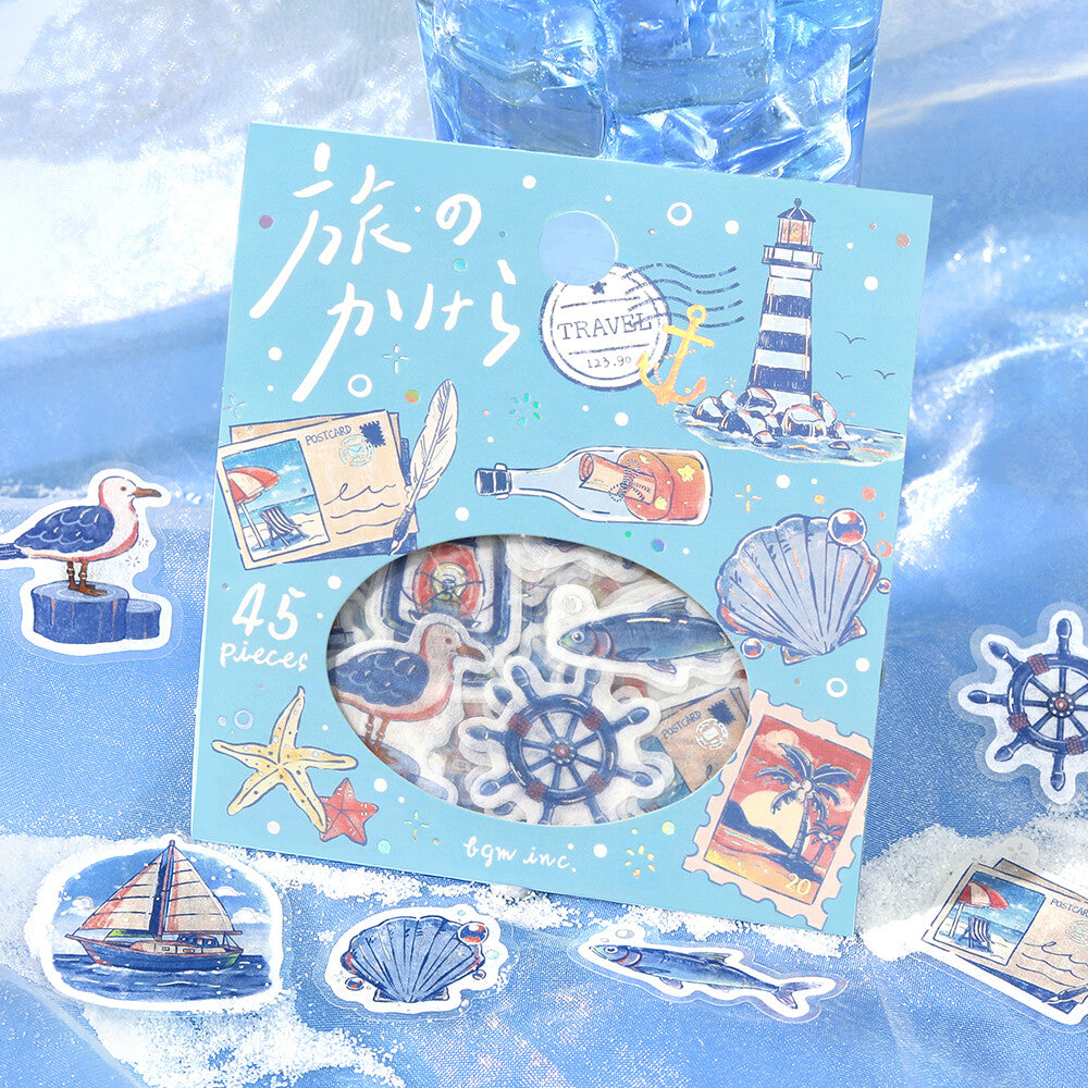 Flake Stickers - Fragment d'un voyage - Destination la mer