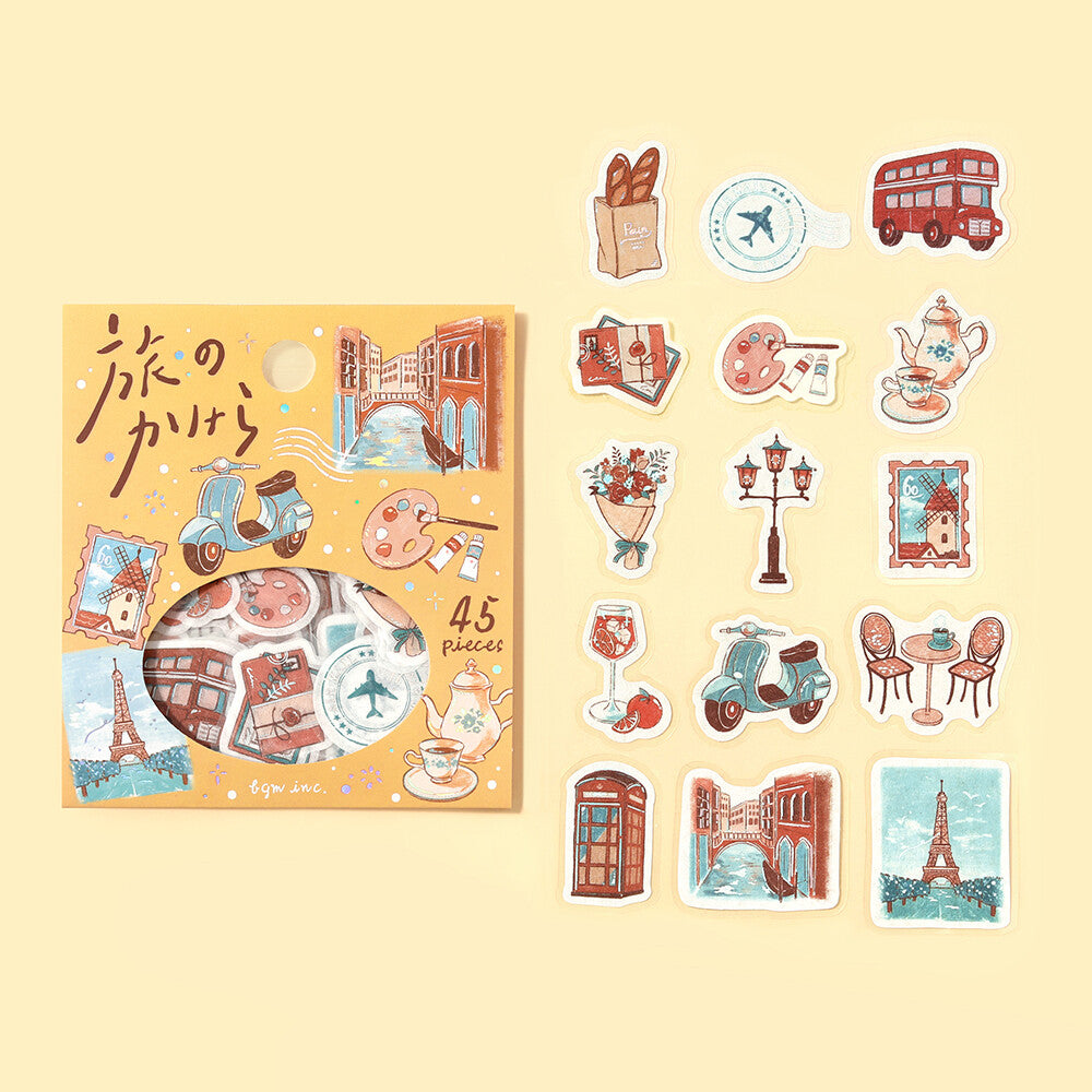 Flake Stickers - Fragment d'un voyage - Destination le monde