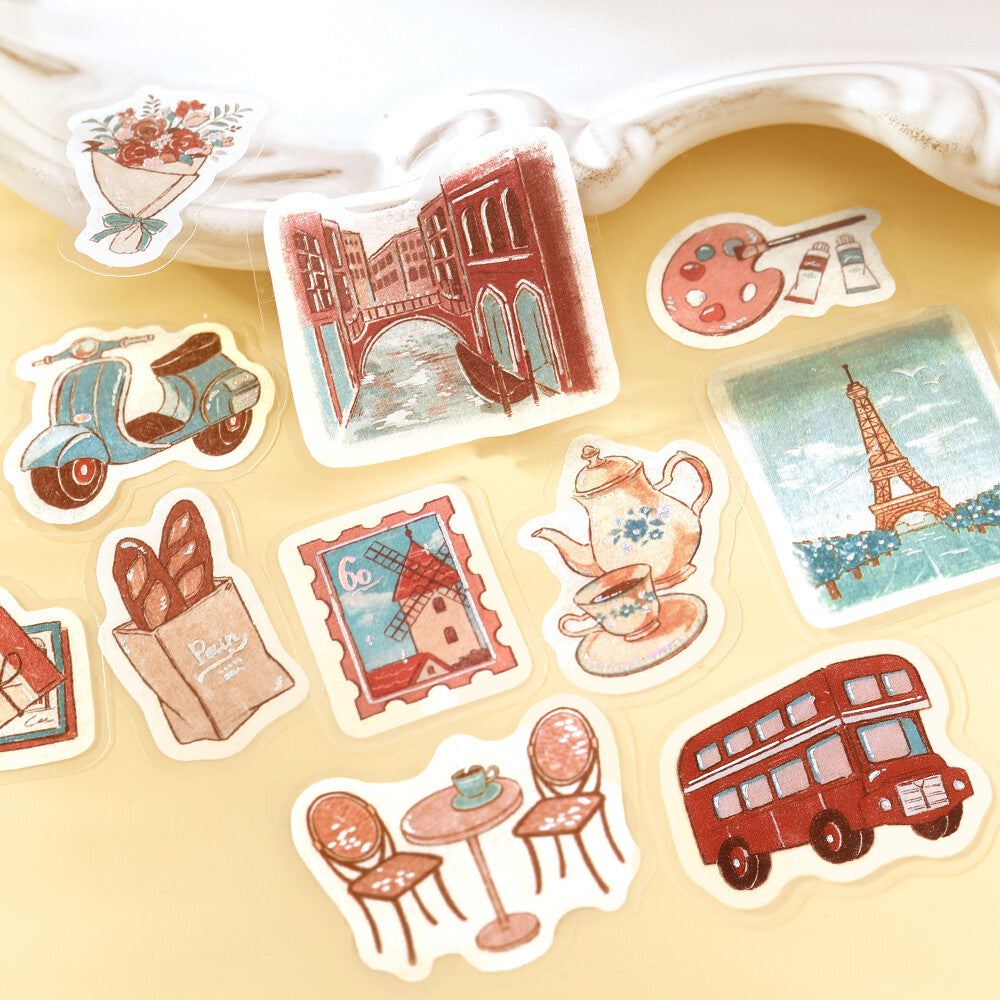 Flake Stickers - Fragment d'un voyage - Destination le monde