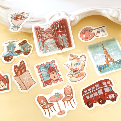 Flake Stickers - Fragment d'un voyage - Destination le monde