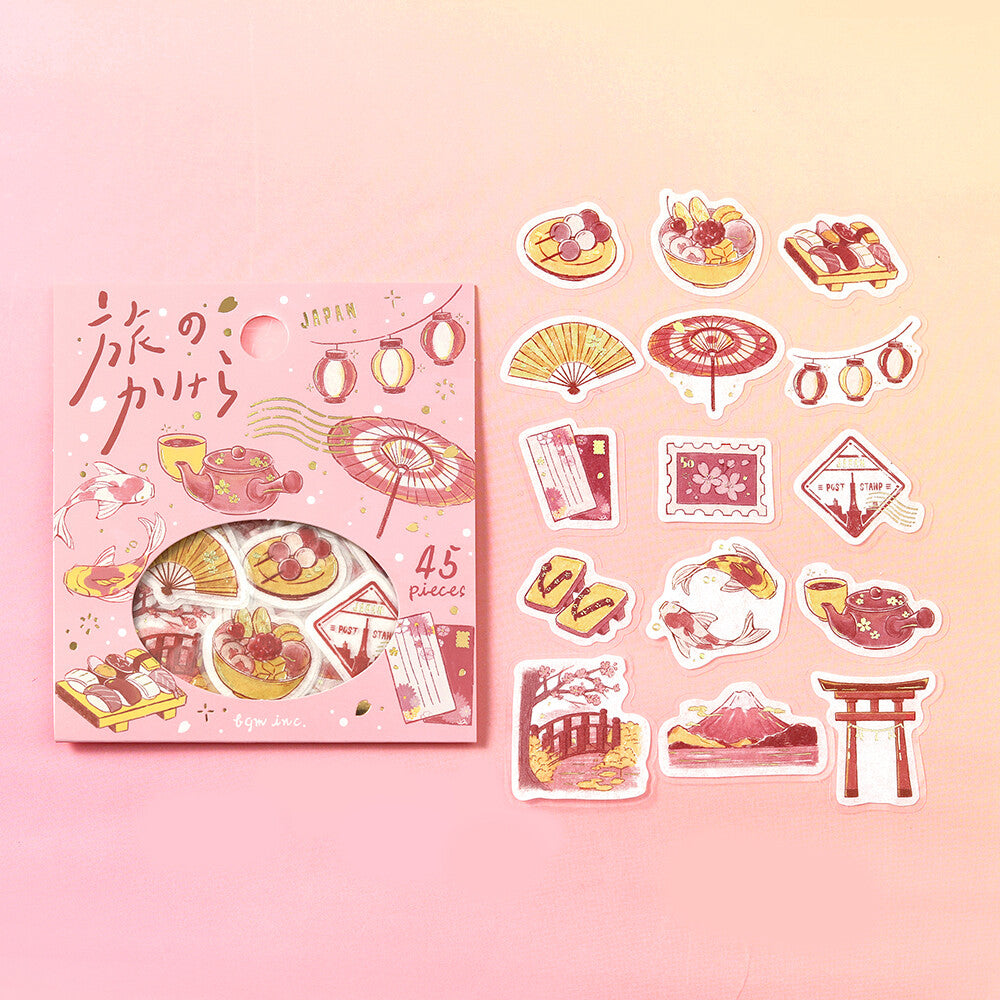 Flake Stickers - Fragment d'un voyage - Destination le Japon
