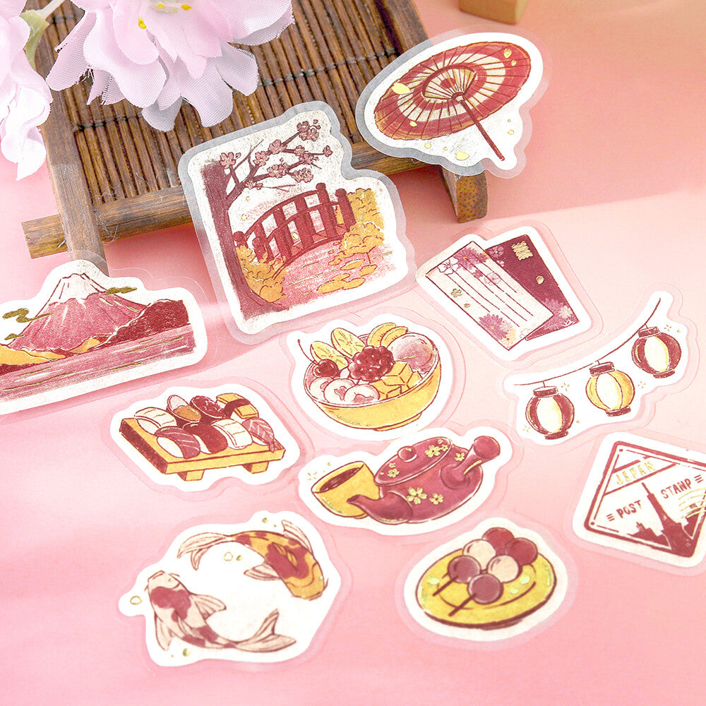 Flake Stickers - Fragment d'un voyage - Destination le Japon