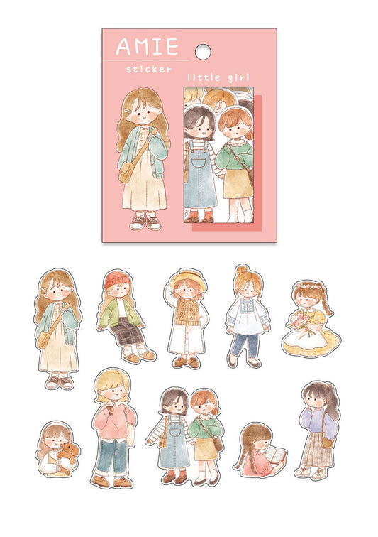 Flake Stickers - Amie - Petite fille