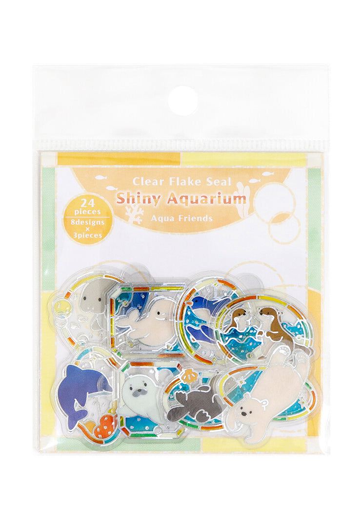 Shiny Aquarium stickers - Aqua friends