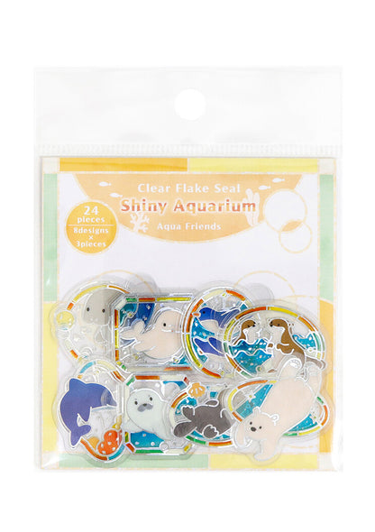 Shiny Aquarium stickers - Aqua friends