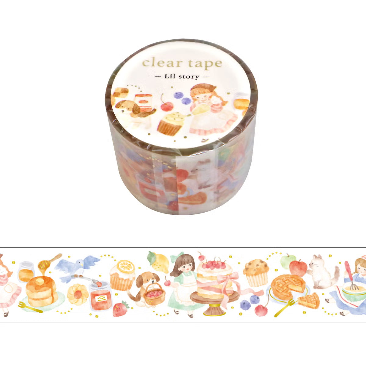 Clear tape - Lil story - Gourmandises