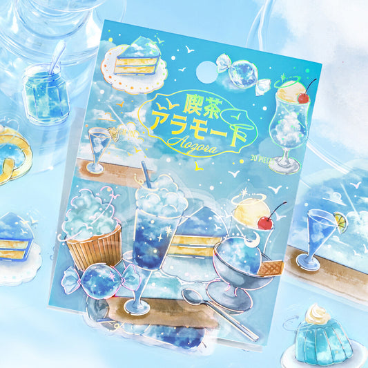 Flake Stickers - Café à la mode Sora - Aozora