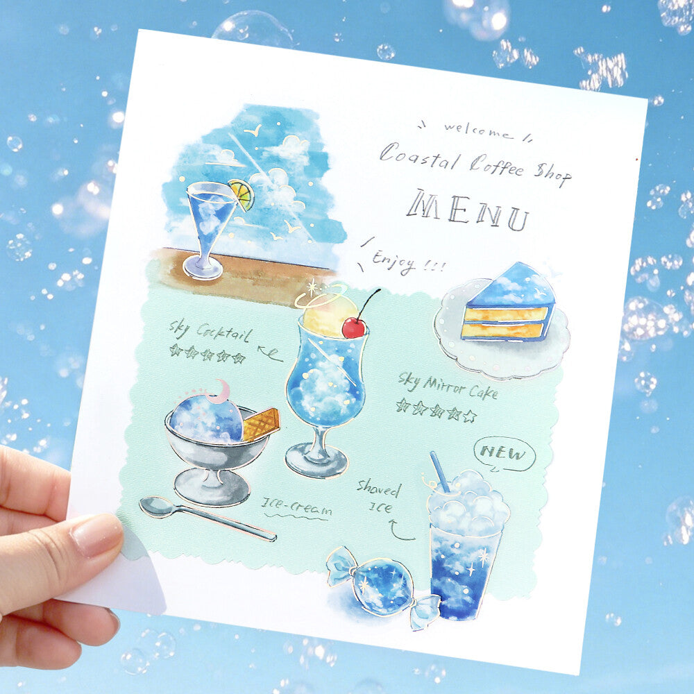 Flake Stickers - Café à la mode Sora - Aozora
