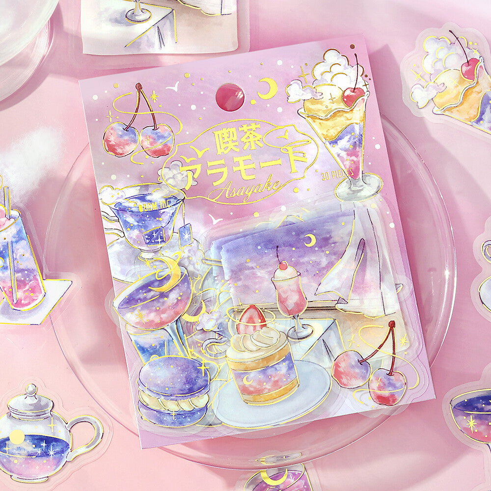 Flake Stickers - Café à la mode Sora - Azayake