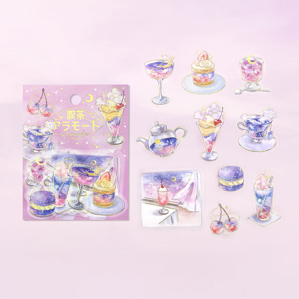 Flake Stickers - Café à la mode Sora - Azayake