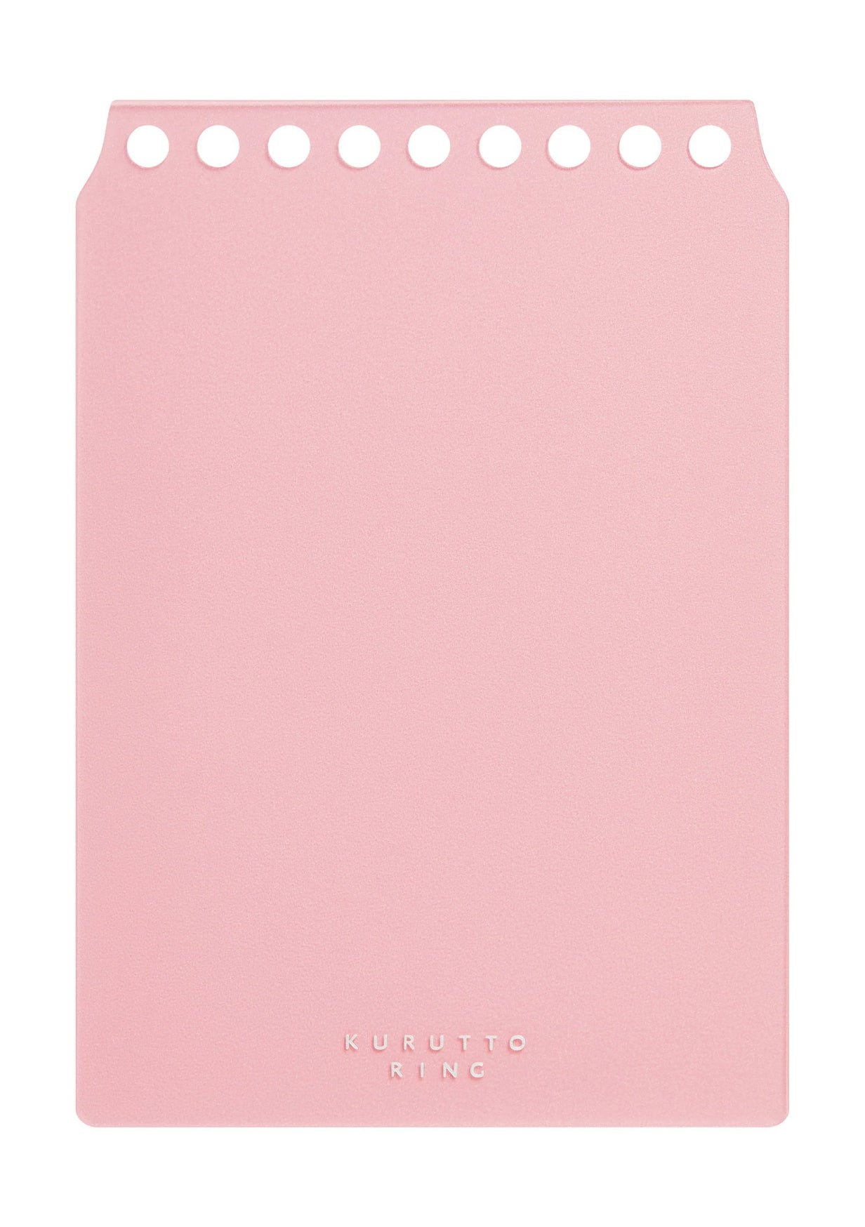 Kurutto Ring Maruman - Couverture - Bloc-notes personnalisable - rose uni