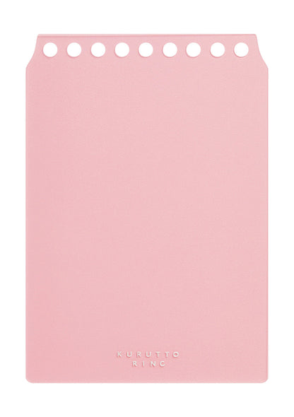Kurutto Ring Maruman - Couverture - Bloc-notes personnalisable - rose uni