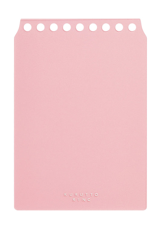 Kurutto Ring Maruman - Couverture - Bloc-notes personnalisable - rose uni