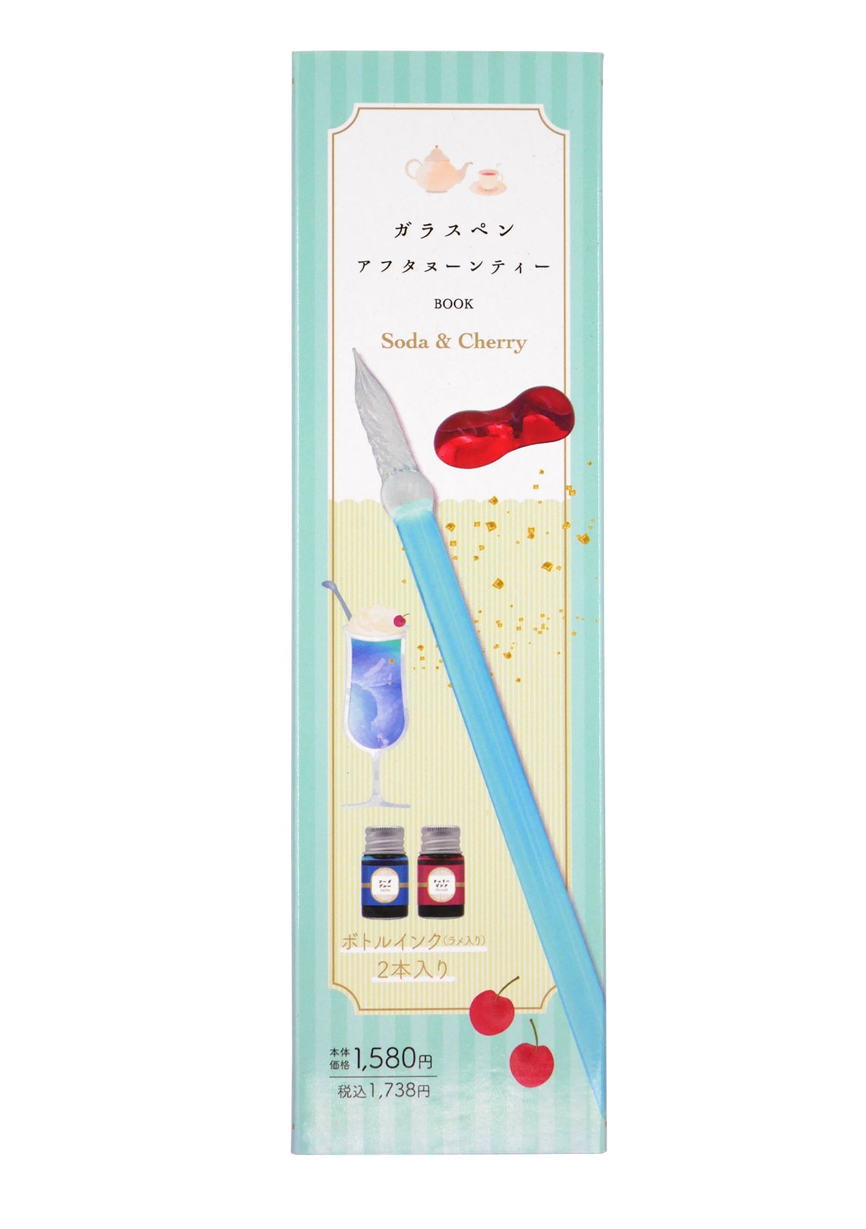 Stylo en verre - Afternoon Tea - Soda & Cherry