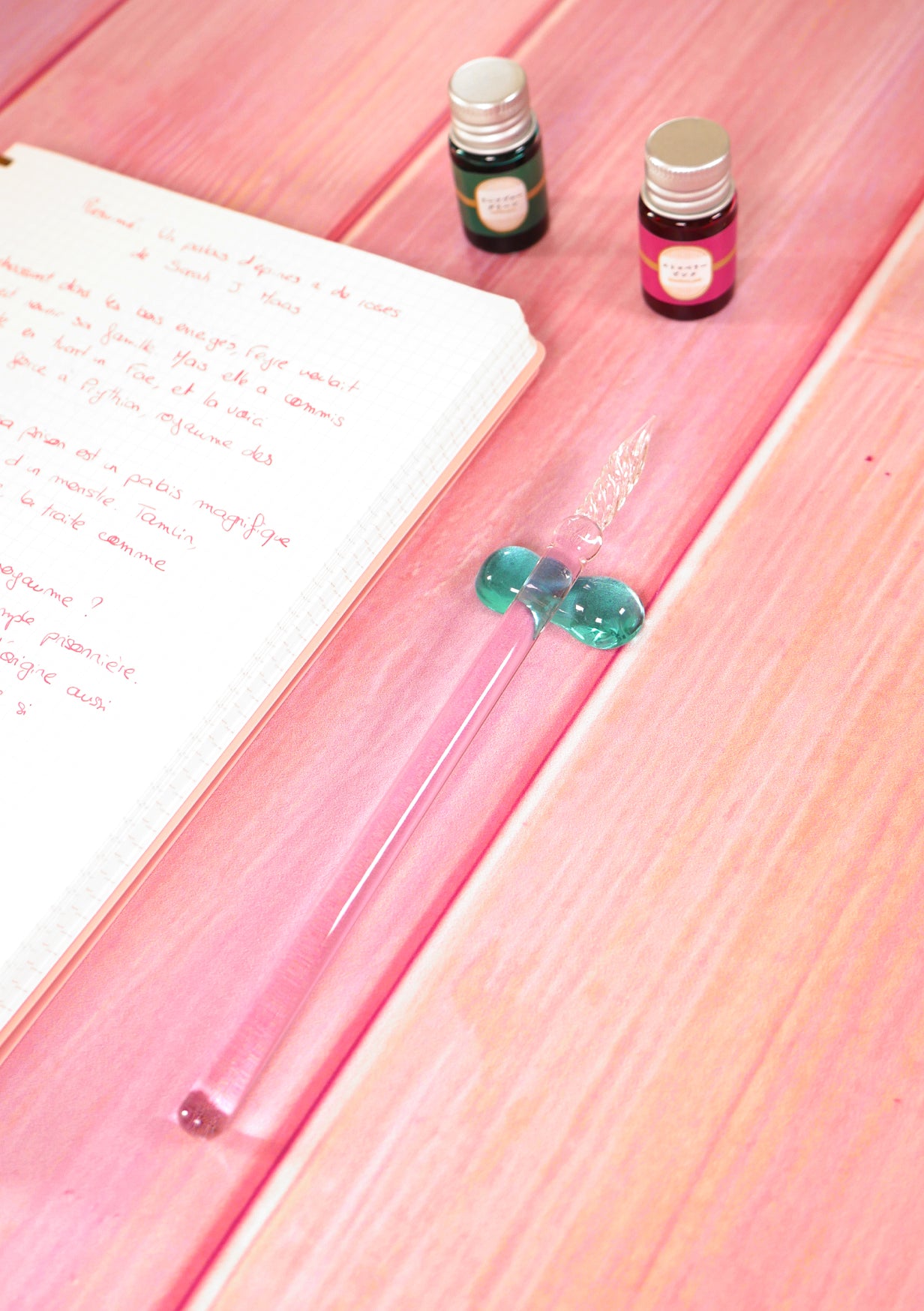 Stylo en verre - Afternoon Tea - Strawberry Cake