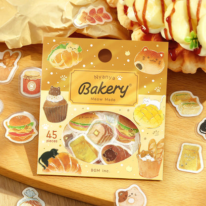 Flake Stickers - Itadakimasu nya~ Nyanya Bakery