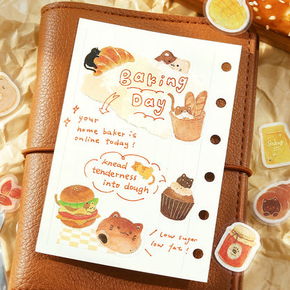 Flake Stickers - Itadakimasu nya~ Nyanya Bakery