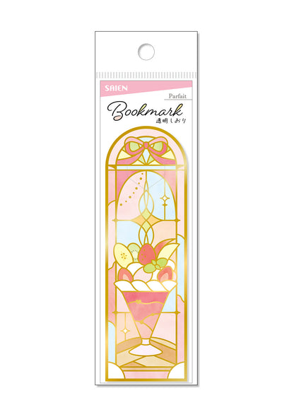 Marque-page transparent effet vitrail - Parfait aux fruits