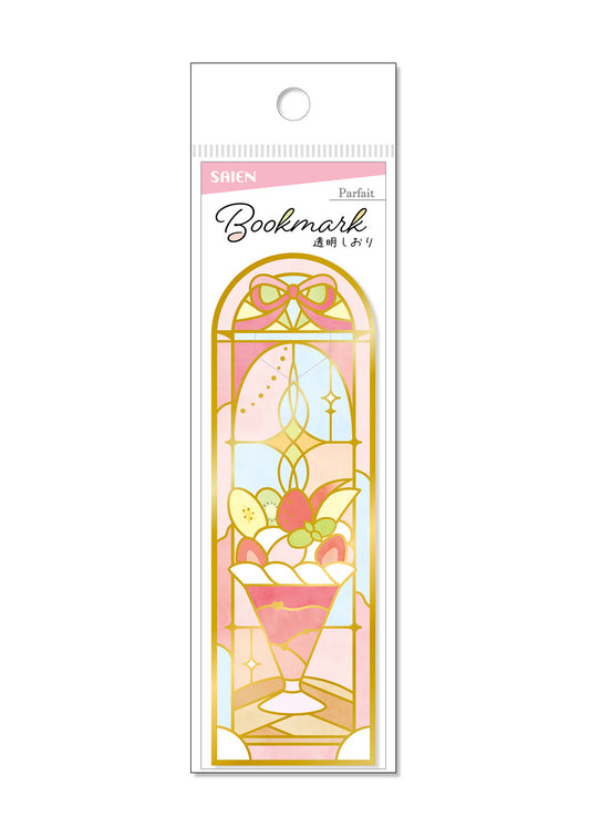Marque-page transparent effet vitrail - Parfait aux fruits