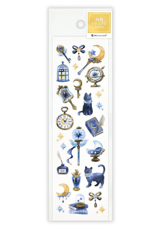 Stickers pailletés - Magical Blue