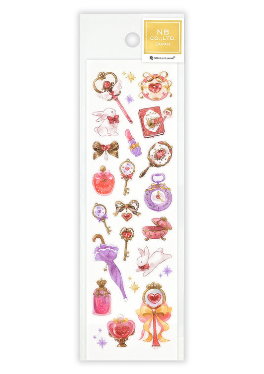 Stickers pailletés - Magical Red