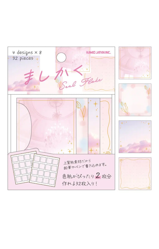 Flake stickers - Mashikaku rose