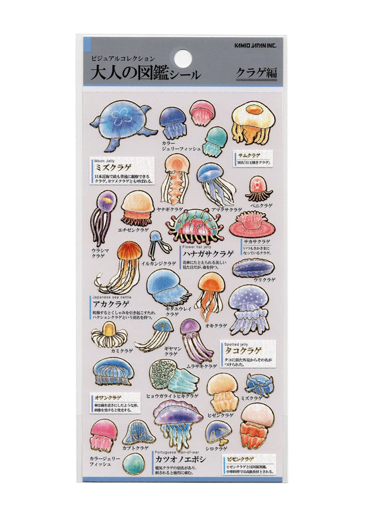 Stickers - Otonano-zukan - Méduses