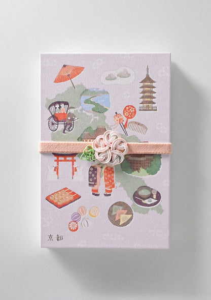 Élastique décoratif Mizuhiki - Sakura avec goshuin