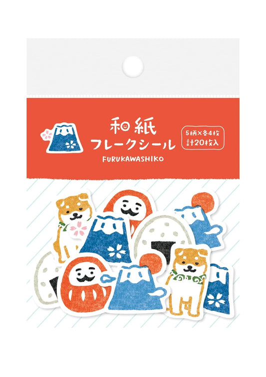 Flake stickers - Nippon Furukawashiko