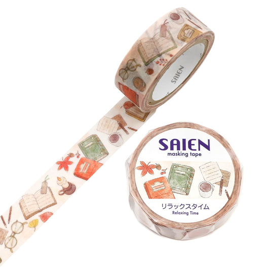 Washi tape - Moment de détente en automne