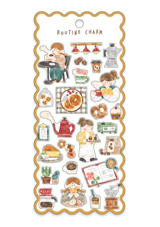 Stickers - Routine Charm - Café