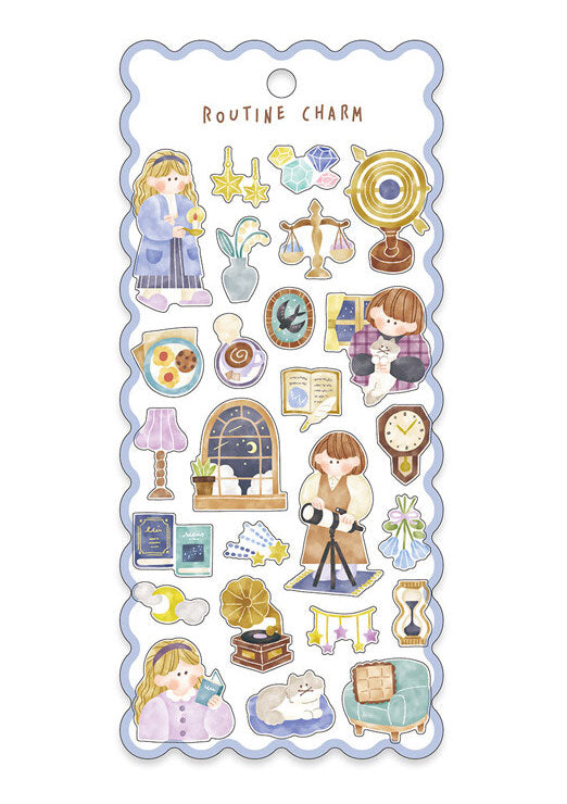 Stickers - Routine Charm - Nuit