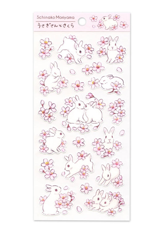 Stickers - Usagi-san et sakura - Schinako Moriyama