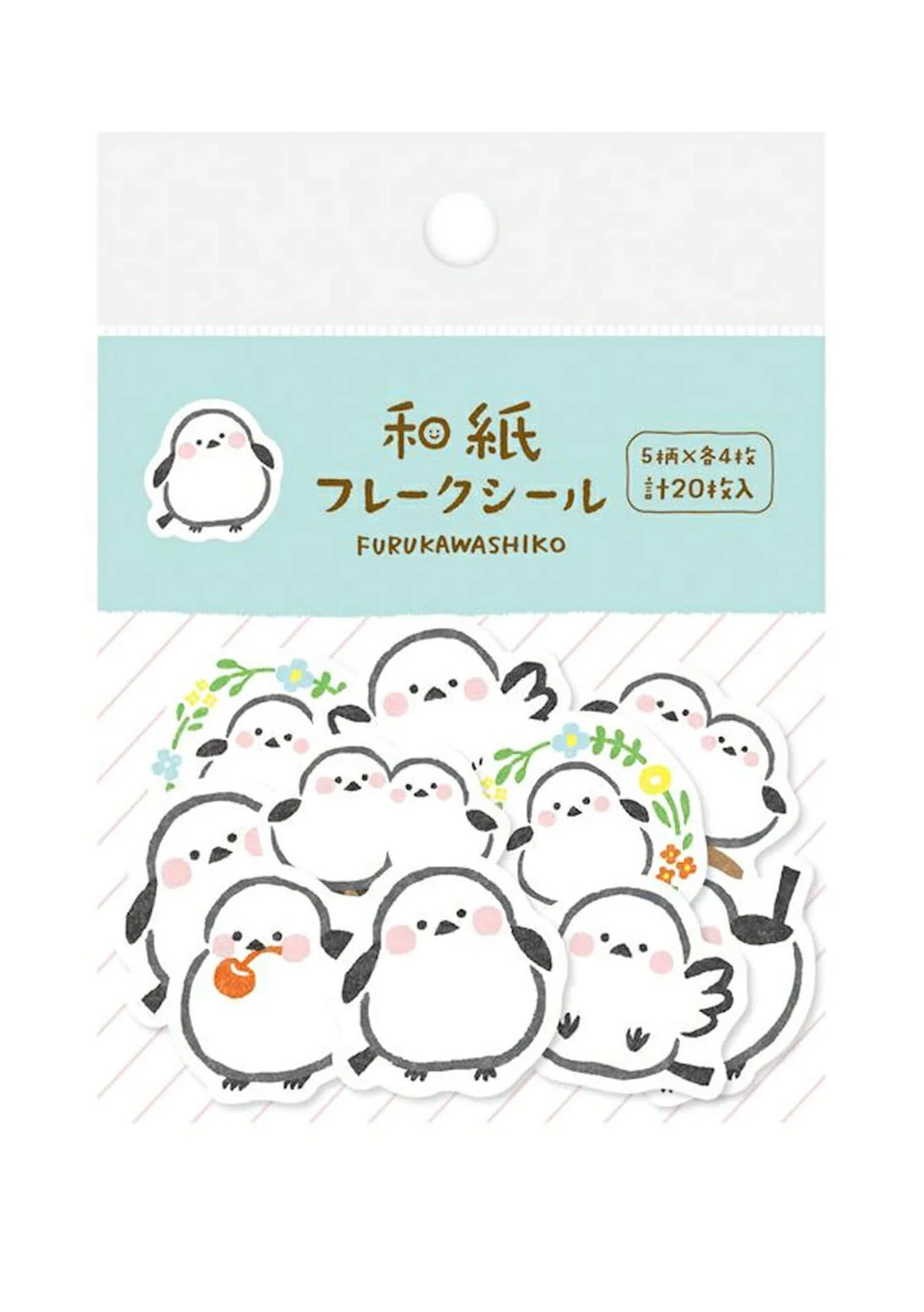 Flake stickers - Shimaenaga Furukawashiko