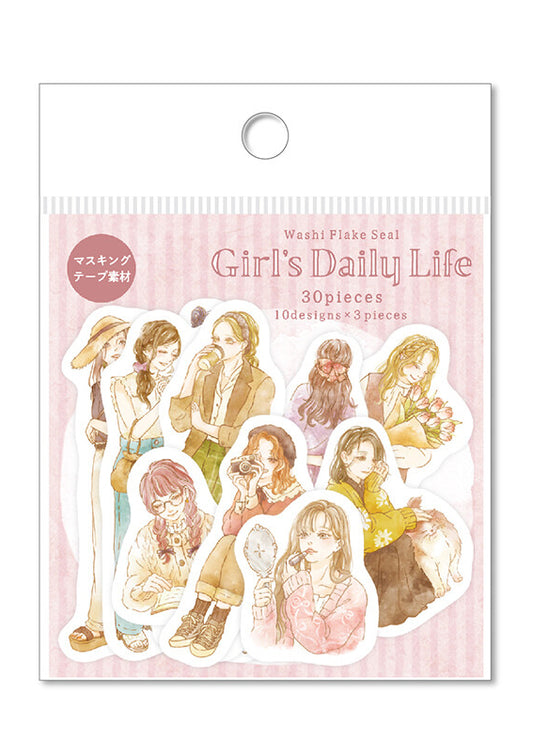 Flake stickers - Girl's Daily Life - Feminine Style