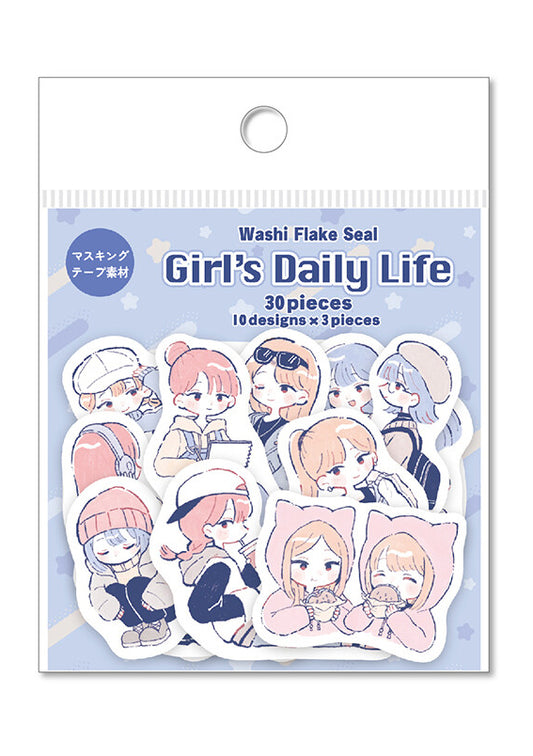 Flake stickers - Girl's Daily Life - Street Style