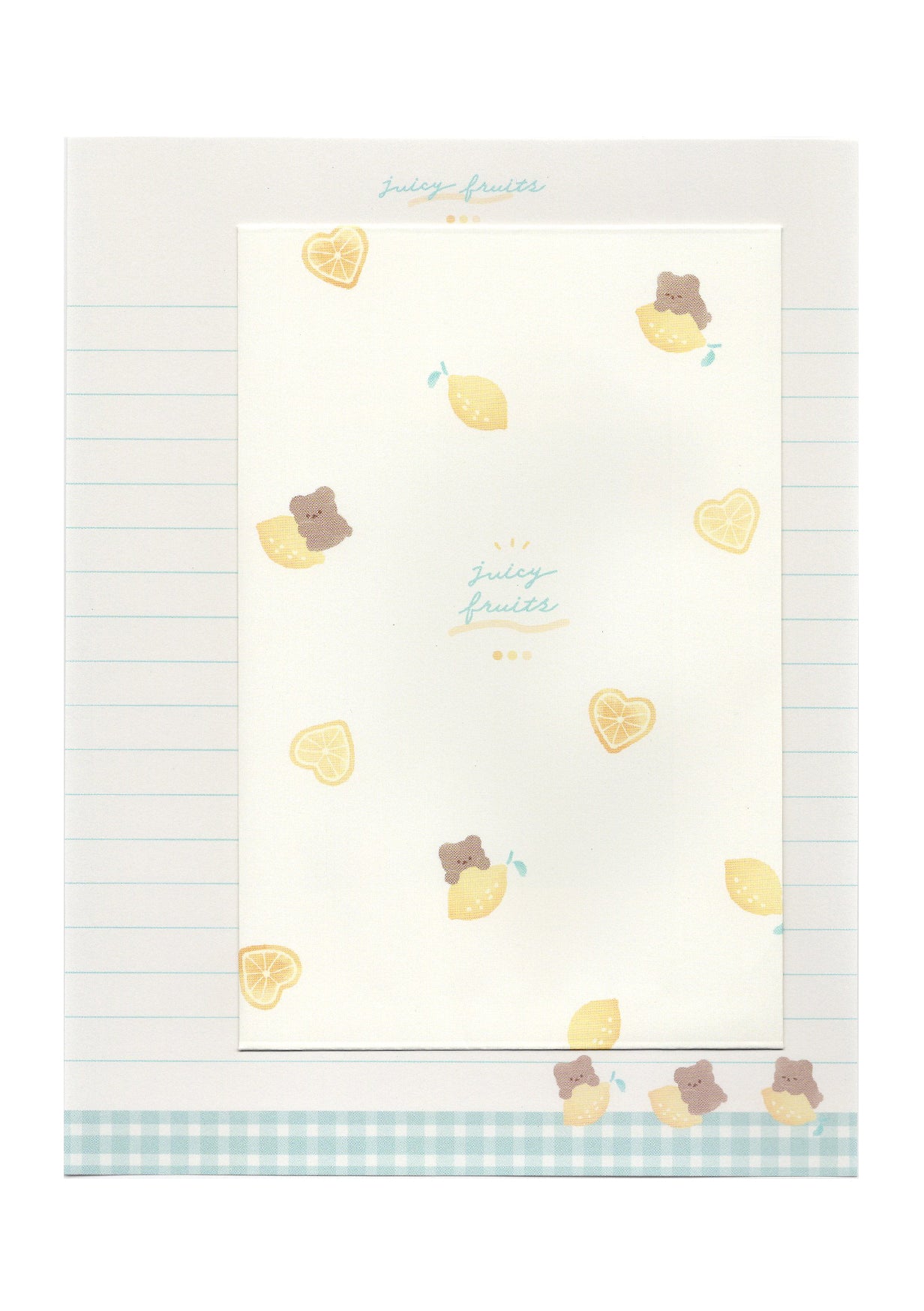 Set kawaii de papier à lettres et enveloppes - Sweet Taste