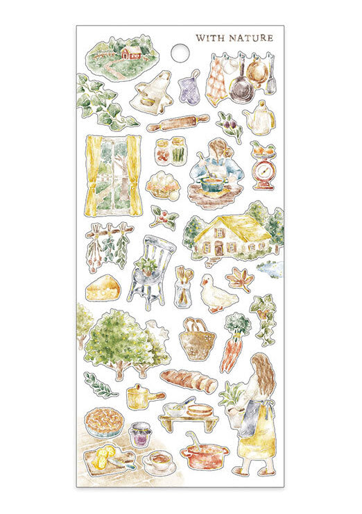 Stickers - With Nature - Cuisine à la campagne