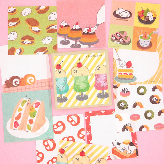 Boite de papiers japonais - Animaux et gourmandises - Furukawashiko