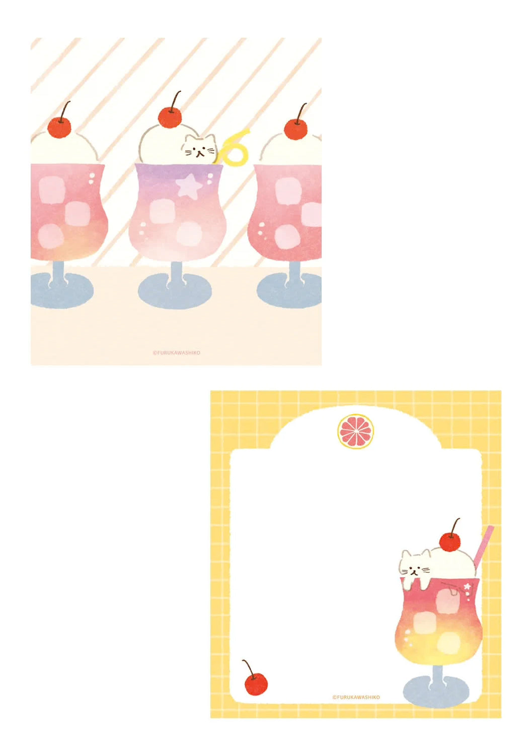 Memo pad - Chat soda - Furukawashiko