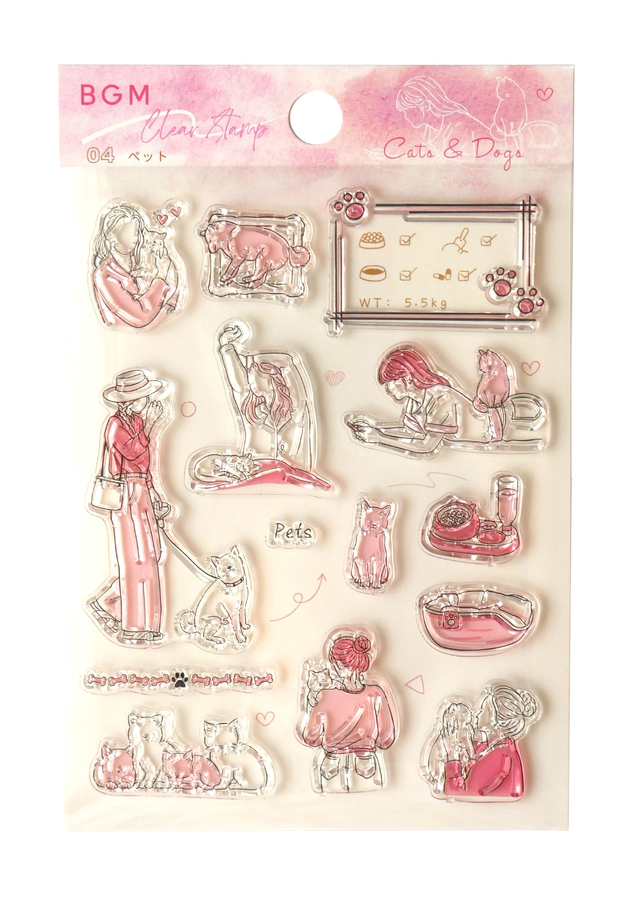 Clear Stamp - Chats & chiens