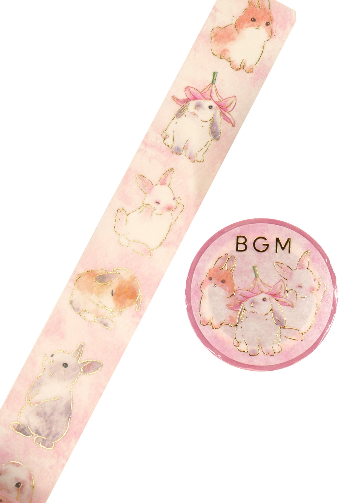 Washi tape - Lapins kawaii fluffy