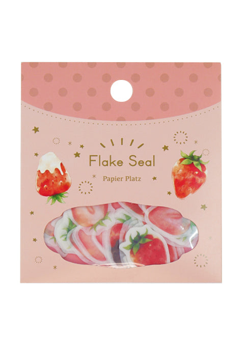 Flake stickers - Fraise