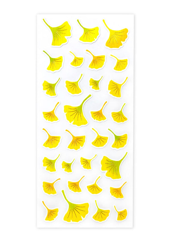 Stickers - Feuilles d'automne - Ginkgo