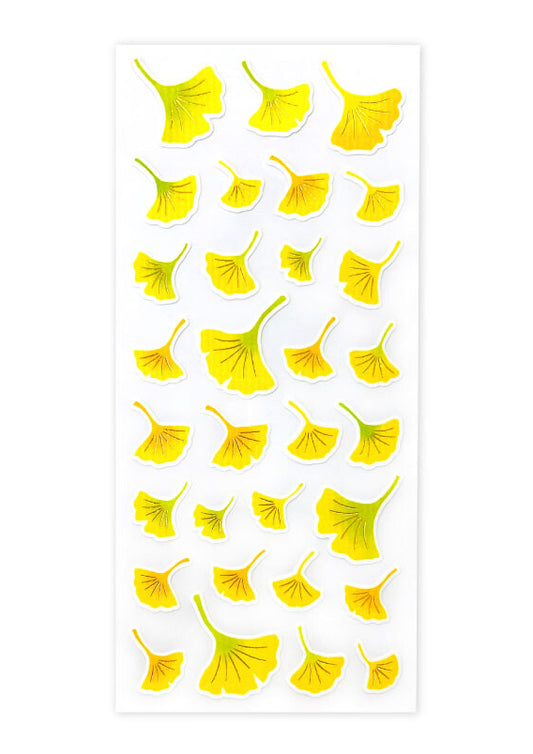 Stickers - Feuilles d'automne - Ginkgo