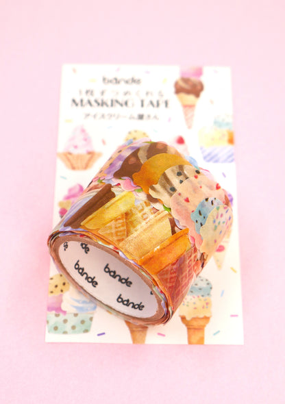Masking tape stickers - Glaces